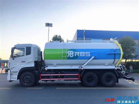 Dongfeng Kr Sewage Tanker Vacuum Suction Dredging Truck For Pipeline