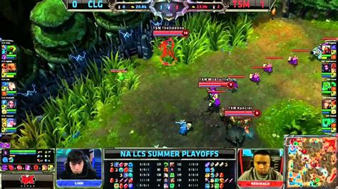 Lcs Na Summer Quaterfinal Team Solomid Vs Counter Logic Gaming