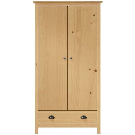 Garde Robe Portes Hill X X Cm Bois De Pin Solide