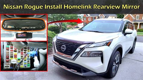 How To Install Homelink Rearview Mirror In Nissan Rogue Youtube