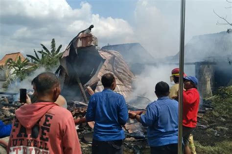 Ditinggal Panen Padi Rumah Di Purwodadi Ludes Terbakar Begini