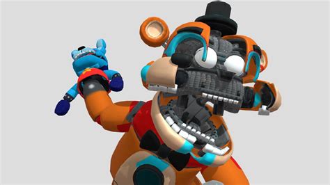 Glamrock Funtime Freddy Download Free 3d Model By Orangesauceu [addcd59] Sketchfab