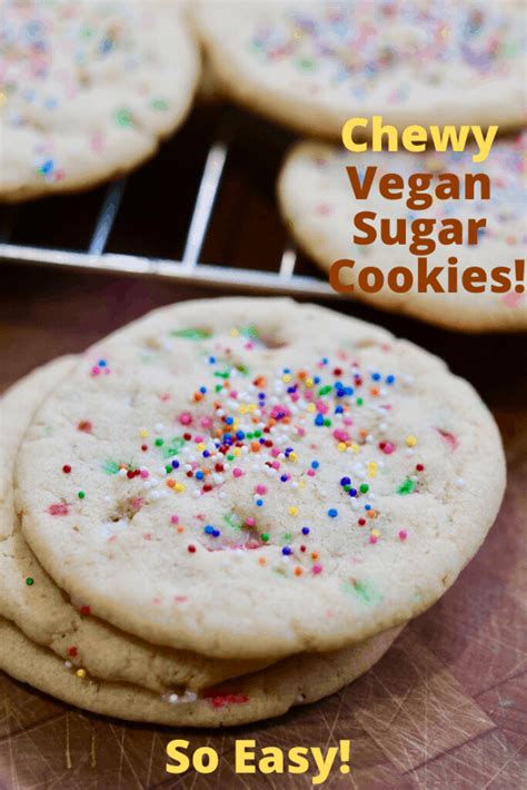 Chewy Vegan Sugar Cookies The Cheeky Chickpea