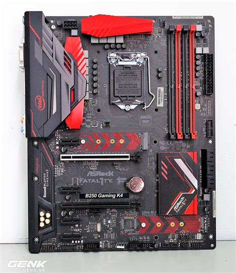 Đánh giá bo mạch chủ Asrock B250 Gaming K4: Linh kiện bền bỉ, phối màu ...