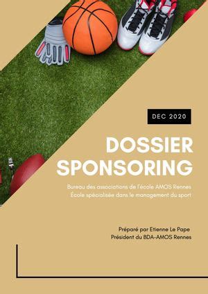 Calam O Dossier Sponsoring