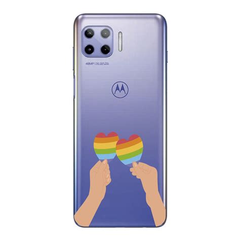 Capa Case Capinha Motorola Moto G G Plus Arco Iris M Os Cora Es