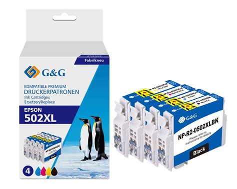 G G Image XL Patronen Ersetzen Epson 502XL C13T02W64010