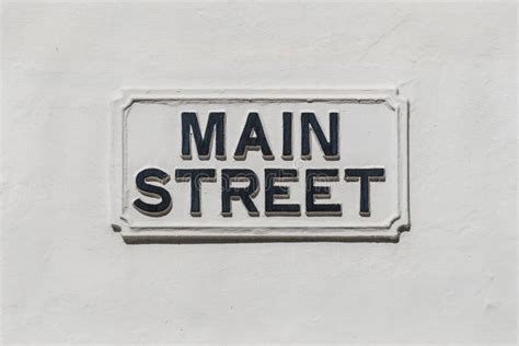 Main Street Sign Logo