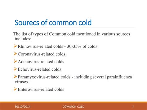 COMMON COLD | PPT | Free Download