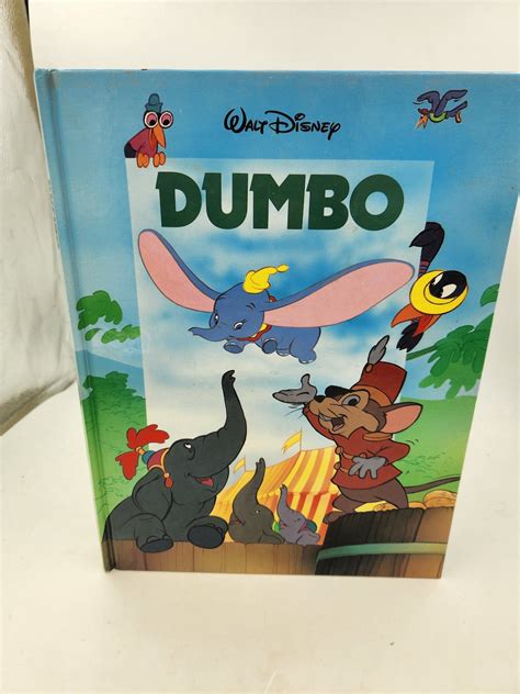 Vintage Book Walt Disneys Dumbo 1988 Etsy