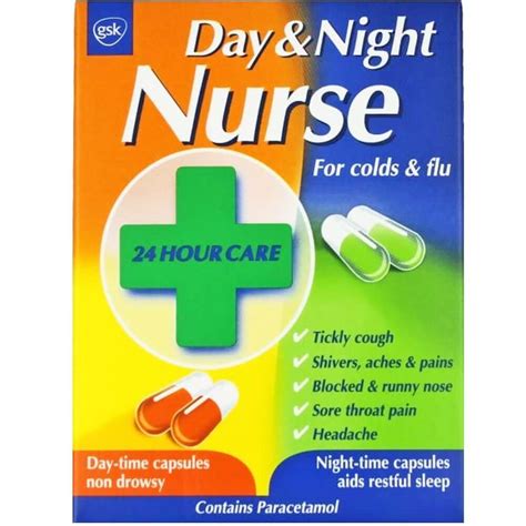 Day & Night Nurse 24 Capsules - Asset Pharmacy