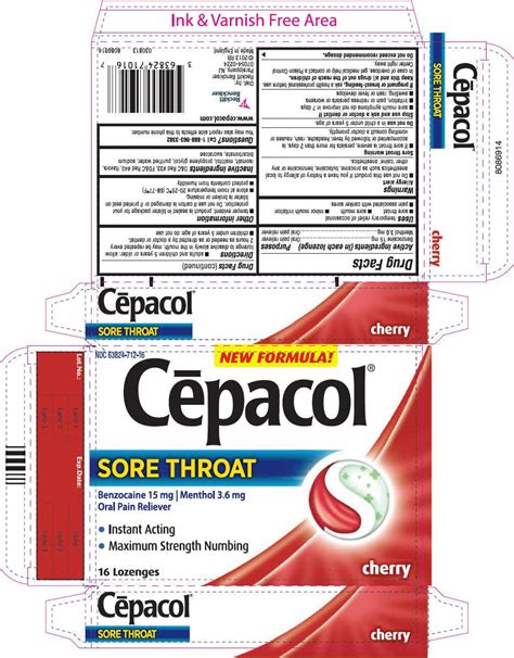 Cepacol Sore Throat (lozenge) Reckitt Benckiser LLC