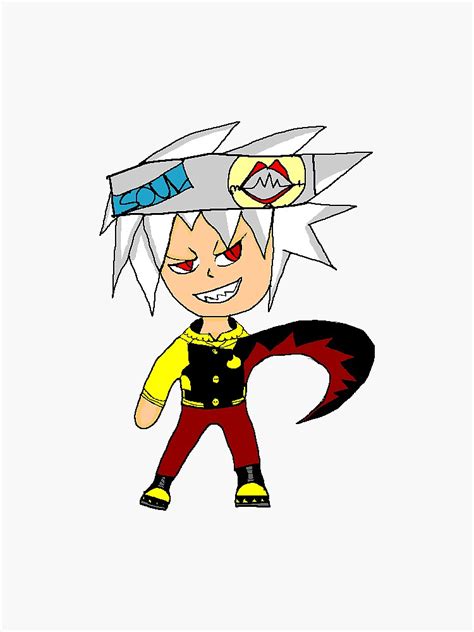 Soul Evans Chibi Fan Art Sticker By Sephjocuno3 Redbubble