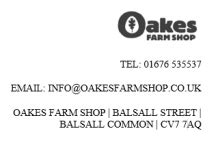 Oakes Farm Cafe – Oakes Farm Shop