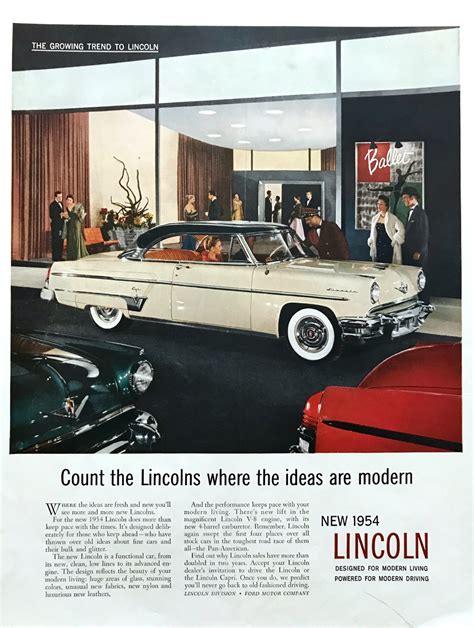 30 Wonderful Vintage Lincoln Ads From the Early 1950s ~ Vintage Everyday