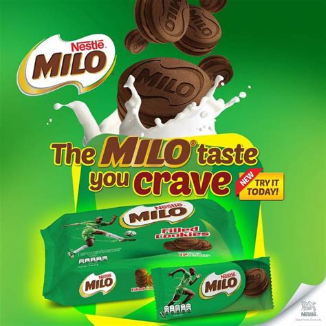 Jual Biskuit Milo Filled Cookies Sandwich Vanilla And Chocolate Filling