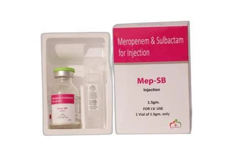 Meropenem And Sulbactam Gm Injection At Rs Vial Meropenem