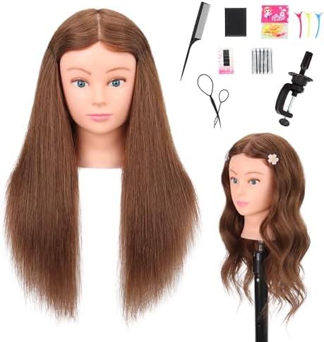 Amazon Opini Mannequin Head With Real Human Hair Cosmetology