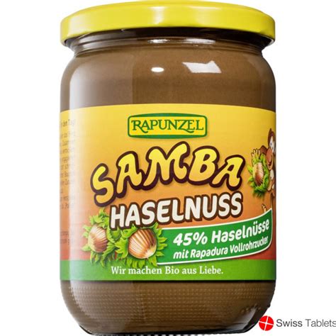 Buy Online Rapunzel Samba Haselnuss Schoko Creme G At Swiss Tablets