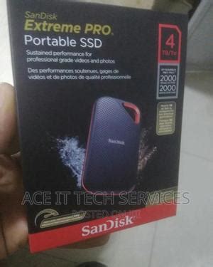 Sandisk E61 Extreme Portable External SSD V2 4tb Sdssde61 In Nairobi