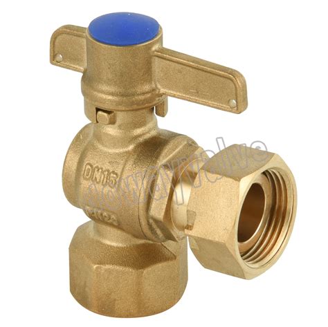 DN15 Ball Valve With Locking Handle Lockable Brass Ball Valve Magnetic