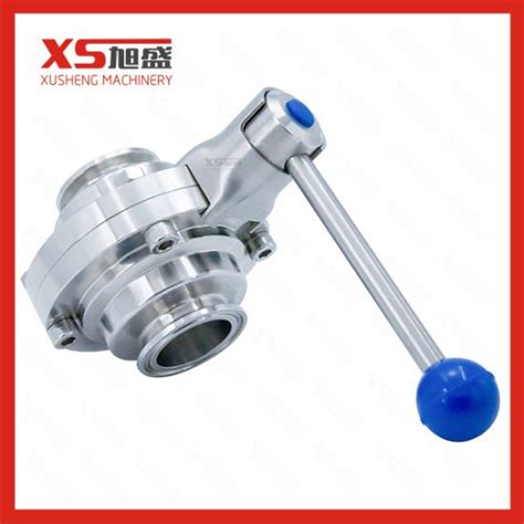 Stainless Steel Ferrule End Clamp Butterfly Ball Valve