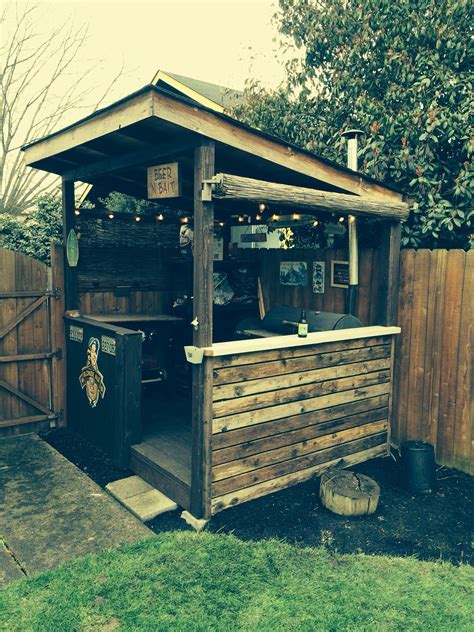 Smoke Shack Bbq Shed Backyard Bar Grill Gazebo