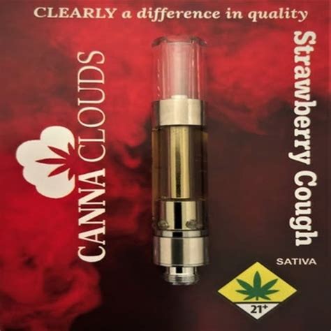 Canna Clouds Strawberry Cough Cartridge 1g Leafly