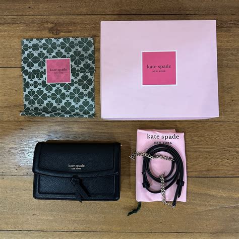 Kate Spade Knott Flap Crossbody Woc Wallet On Chain Sling Bag Luxury Bags And Wallets On Carousell