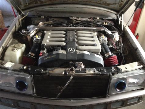 Mercedes 190 V12 Project Engine Swap