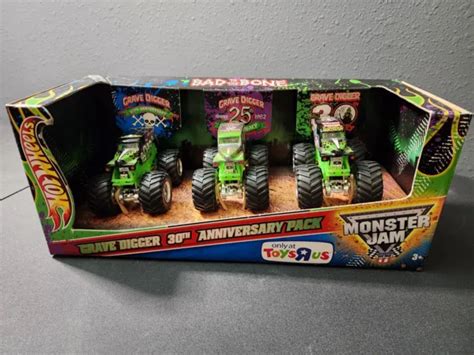 Monster Jam Hot Wheels Grave Digger Th Anniversary Toys R Us