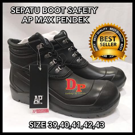 Jual Sepatu Boot Safety Ap Max Pendek Boots Safety Ap Max Pendek