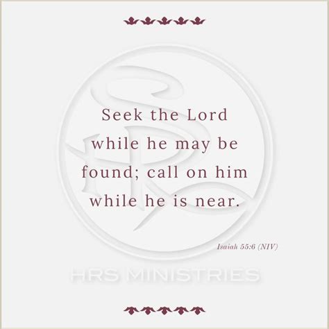 Isaiah 556 Niv Isaiah 55 Seek The Lord Ministry