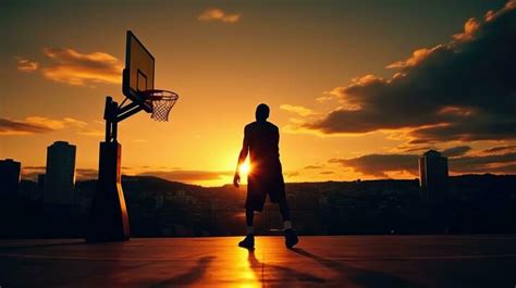 Basketball Player Silhouette Stock Photos, Images and Backgrounds for Free Download