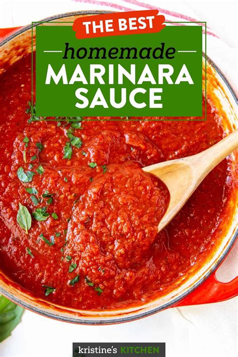 The Best Homemade Marinara Sauce Its Easy To Make With Simple Pantry