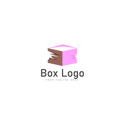 Box logo design icon illustration 8358200 Vector Art at Vecteezy