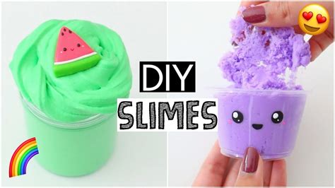 Making 6 Amazing Diy Slimes Famous Slime Recipe Compilation Youtube