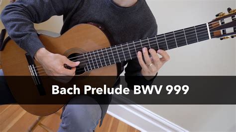 Prelude Bwv 999 By Bach For Guitar Pdf Sheet Music Or Tab Youtube