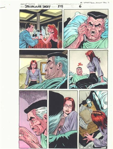 Spectacular Spider Man P Color Guide Art J Jonah Jameson John