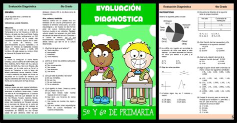 EvaluaciÓn DiagnÓstica Primaria Portada 5 6 Imagenes Educativas