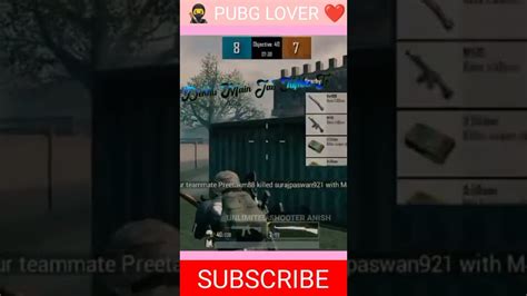 🔥pubg Lite Whatsapp Status Video 1v4 Clutch Pubg Mobile Lite Short