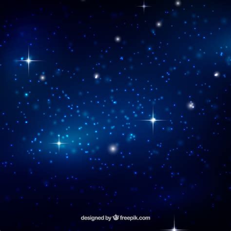 Blue Stars Background Wallpaper