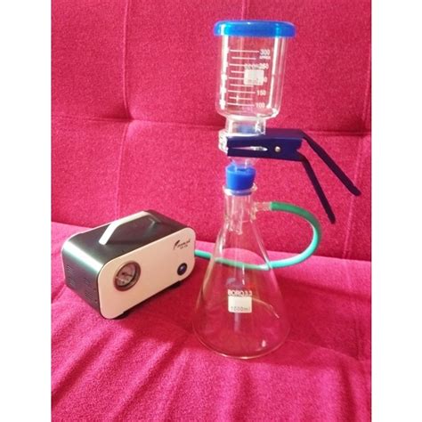 Jual Set In Glass Vacuum Filtration Plus Vacuum Pump Joan Lab