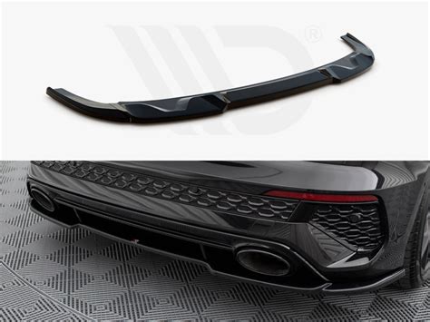 Central Rear Splitter Audi Rs Sportback Y Maxton Design Uk