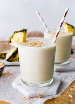 Pineapple Smoothie {4 Ingredients} - Eating Bird Food