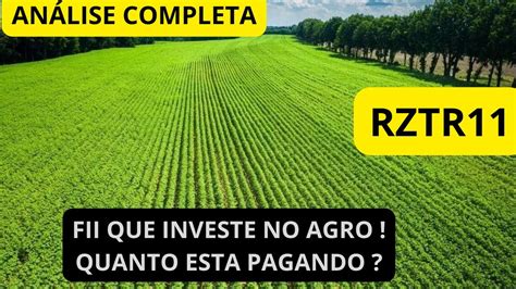 Rztr An Lise Completa Do Fii Vale A Pena Investir Quanto Est