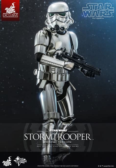 Hot Toys星際大戰帝國風暴兵 銀色電鍍版Stormtrooper Chrome Version 比例收藏級人偶