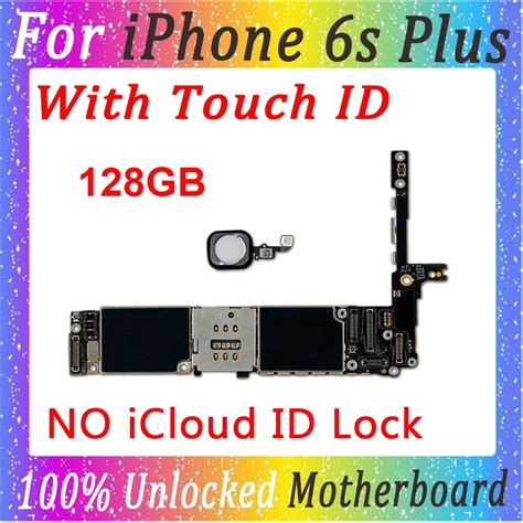 128GB White Original Motherboard For Iphone 6S Plus 5 5inch With Touch