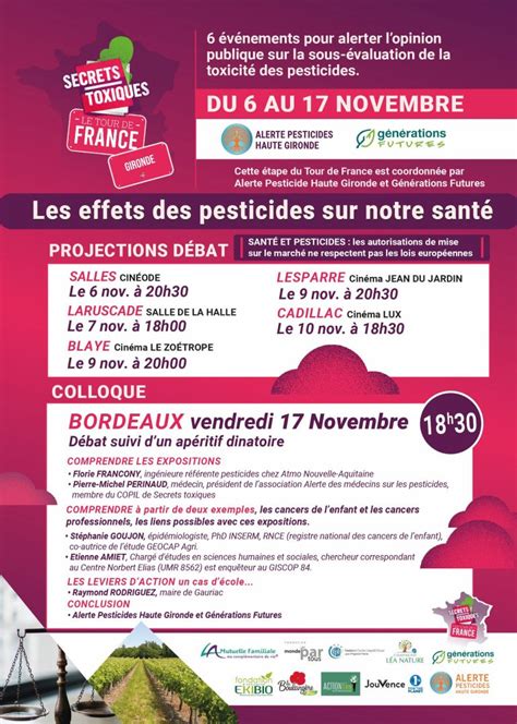 Secrets Toxiques En Gironde Alerte Pesticides Haute Gironde