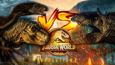 T Rex Vs Giganotosaurus Vs Therizinosaurus Qui Va L Emporter 🥊 Jurassic World Evolution 2